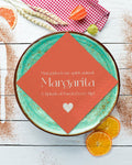 qiqee Margaret Cocktail Napkins 5x5in Orange Disposable 120 Count
