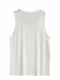 COZYEASE Men's Rib Knit Sleeveless Tank Top Green Small Casual Bodycon