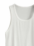 COZYEASE Men's Rib Knit Sleeveless Tank Top Green Small Casual Bodycon