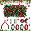 MorningRo 427 Christmas Bell Wreath Ornaments Set Classic DIY Xmas Decor