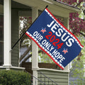 YISIDAI Jesus 3x5 Double Sided Christian Faith Outdoor Yard Banner Flag