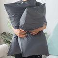 Moccabebe 2 Pc King Size Pillowcases 20x36 Grey Cooling Bamboo Rayon Soft