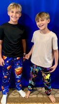 Idgreatim Boys Tie Dye Jogger Pants Volleyball Print Size 8-9 Cool Sweatpants
