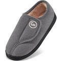 HARENCE Women's Slippers Memory Foam Fur Lined Warm Indoor Size 42/43