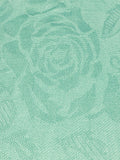 Elu Pashmina Shawl Large Flower Textured Sea Green Soft Wrap 78x28