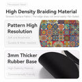 Boho Round Mouse Pad 8.7in Non-Slip Rubber Base Home Office Decor