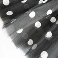 Polka Dot Tutu Skirt Ballet Dress White Size L