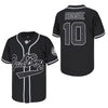 ACAIL Biggie Bad Boy Movie Baseball Jersey Stitched Black Size S