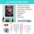 Camocin Cat Diamond Painting Kit DP-05 12x16in Full Drill 5D Crystal Art