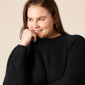 Amazon Essentials Women's Crewneck Sweater Classic Fit Soft Touch Black Size 2X