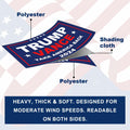 KENPMA Trump Vance 2024 Flag 3x5 Double Sided Outdoor Banner 3 Ply