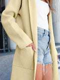 ANRABESS Women Cardigan Open Front Knit Hoodie Sweater Coatigan XS Beige