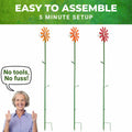 Nature Anywhere Fun Flowers Suet Feeder 3 Pack Outdoor Hanging Bird Feeder
