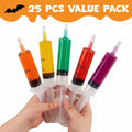 JOYIN 25-Pack 60ml Plastic Syringes with Easy-Grip Caps Reusable Tubes