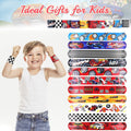 Acehome 48 PCS Kids Slap Bands Wristbands Bulk Vinyl Rolls Car