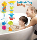 Cosaway Baby Bath Toys Ocean Animal Sprinkler Beach Pool Set 6-12 Months