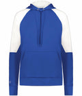 Holloway Women's Momentum Team Fleece Hoodie Royal White - Size XXL
