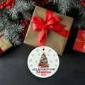 NewEleven Ceramic Christmas Ornament Book Lovers Gift Bookshelf Decor