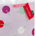 Hallmark 15" Extra Large Holiday Gift Bag Trendy Lights Pink with Tissue & Tag