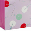 Hallmark 15" Extra Large Holiday Gift Bag Trendy Lights Pink with Tissue & Tag