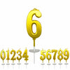 wusiyork Number 6 Birthday Candle Cake Decoration 1pc