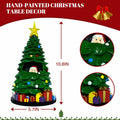 EVOLUX Mini Christmas Tree 2FT with Lights Ornaments Star Tabletop Decor