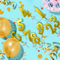 wusiyork Number 6 Birthday Candle Cake Decoration 1pc
