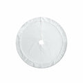 USILAND Christmas Tree Skirt White Faux Fur Rhombus Texture Size 32