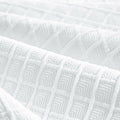USILAND Christmas Tree Skirt White Faux Fur Rhombus Texture Size 32