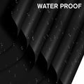 Funfery 20 Sheets Black Flower Bouquet Wrapping Paper Gold Edge Waterproof