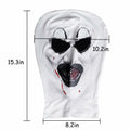 VSAEJO Halloween Clown Costume Jumpsuit Mask Set Adults Size L