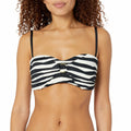 Skye Women's Hilda Bandeau Bikini Top Black Molded Cups Size Standard