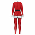VSAEJO Halloween Clown Costume Jumpsuit Mask Set Adults Size L