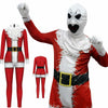 VSAEJO Halloween Clown Costume Jumpsuit Mask Set Adults Size L