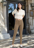 Hybrid & Company Corduroy Skinny Pants Camel Size 11