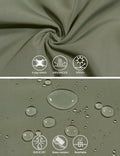 Little Donkey Andy Men's Windbreaker Jacket Lightweight Water-resistant Sage XL