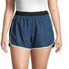 JUST MY SIZE Womens Active Woven Run Athletic Shorts Spot On Odyssey Size 3X