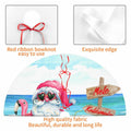 Mele Kalikimaka 36" Christmas Tree Skirt Soft Holiday Decor Xmas