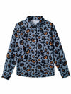 Boys Halloween Ghost Pumpkin Long Sleeve Button-Up Shirt Size 7-8