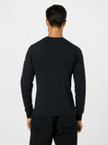 HUF Mens Domestic LS Tee T-Shirt Black Size Small US