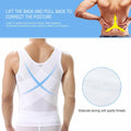 NonEcho Mens Body Shaper Slimming Vest Tummy Control Compression Top Black - XXL