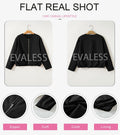 EVALESS Women's Bomber Jacket Lightweight Zip Up Black Size XXL