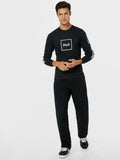 HUF Mens Domestic LS Tee T-Shirt Black Size Small US
