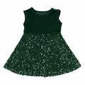 My First Christmas Baby Girl Velvet Dress Emerald Green 18-24 Months