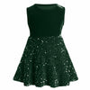 My First Christmas Baby Girl Velvet Dress Emerald Green 18-24 Months