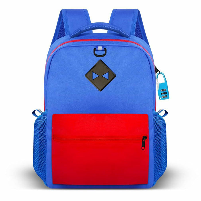 DGOOH Superhero Kids Backpack 16'' Cartoon School Bag Boys Girls
