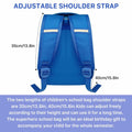 DGOOH Superhero Kids Backpack 16'' Cartoon School Bag Boys Girls