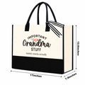 YUANHAO Grandma Tote Bag Large Beach Travel Gift Mothers Day Nana Gift