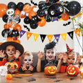 Halloween DIY Party Supplies Arch Kit with Cobweb BOO Spider Skeleton Balloons
