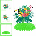 Didazay 9 Pcs Luau Hawaiian Honeycomb Table Centerpieces Tropical Party